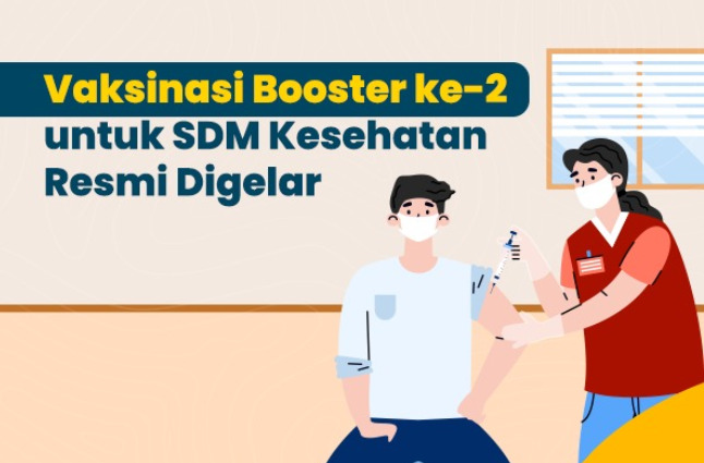 Vaksinasi Booster ke-2 untuk SDM Kesehatan Resmi Digelar